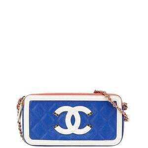 Chanel Filigree Double Zip Clutch With #251648C20B